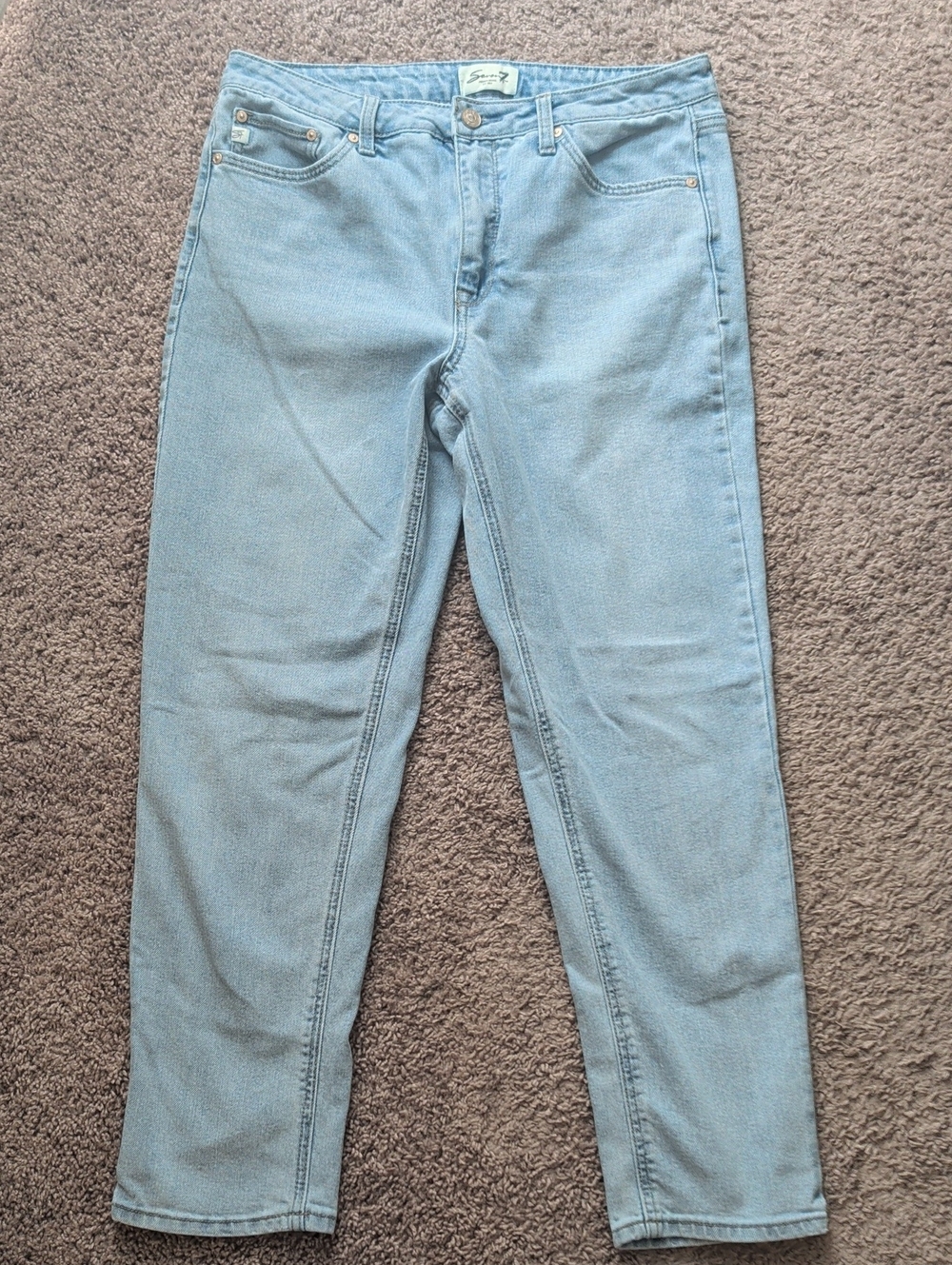 Seven7 Light Blue Straight Leg Women’s Jeans